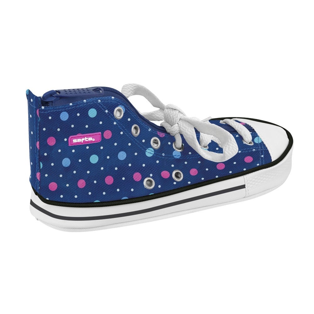 Penar forma pantof sport Safta buline bleu,24x7x12 cm