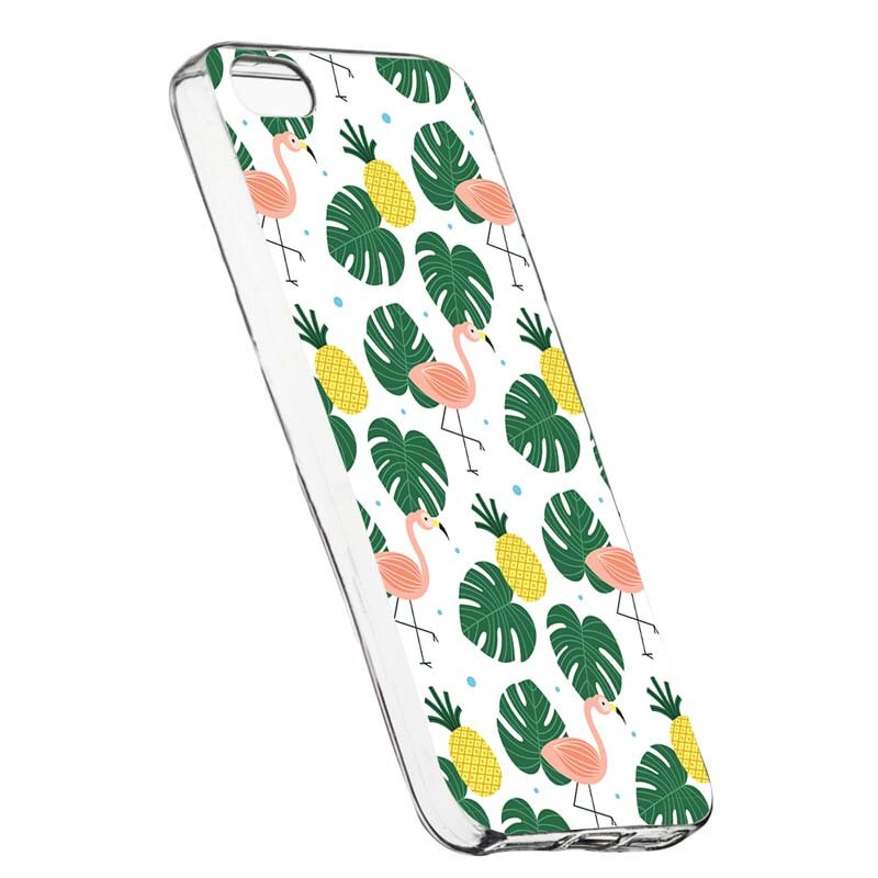 Husa Silicon, Transparent, Slim, Tropical 93, Xiaomi Mi5S