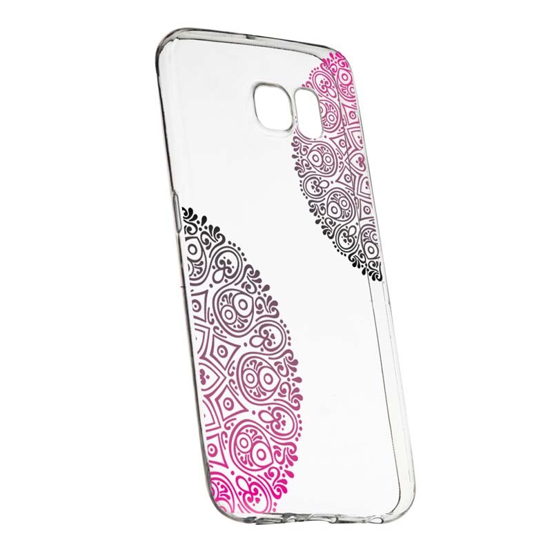 Husa Silicon, Transparent, Slim, Non Figurative 92, HTC U Ultra