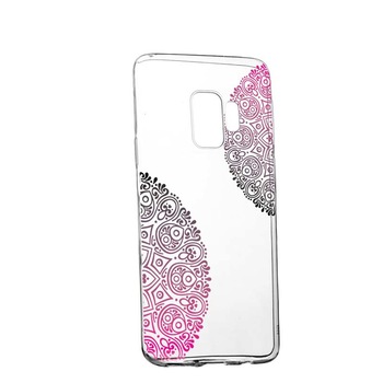 Husa Silicon, Transparent, Slim, Non Figurative 92, LG G7 Husa Silicon, Transparent, Slim, Non Figurative 92, LG G7