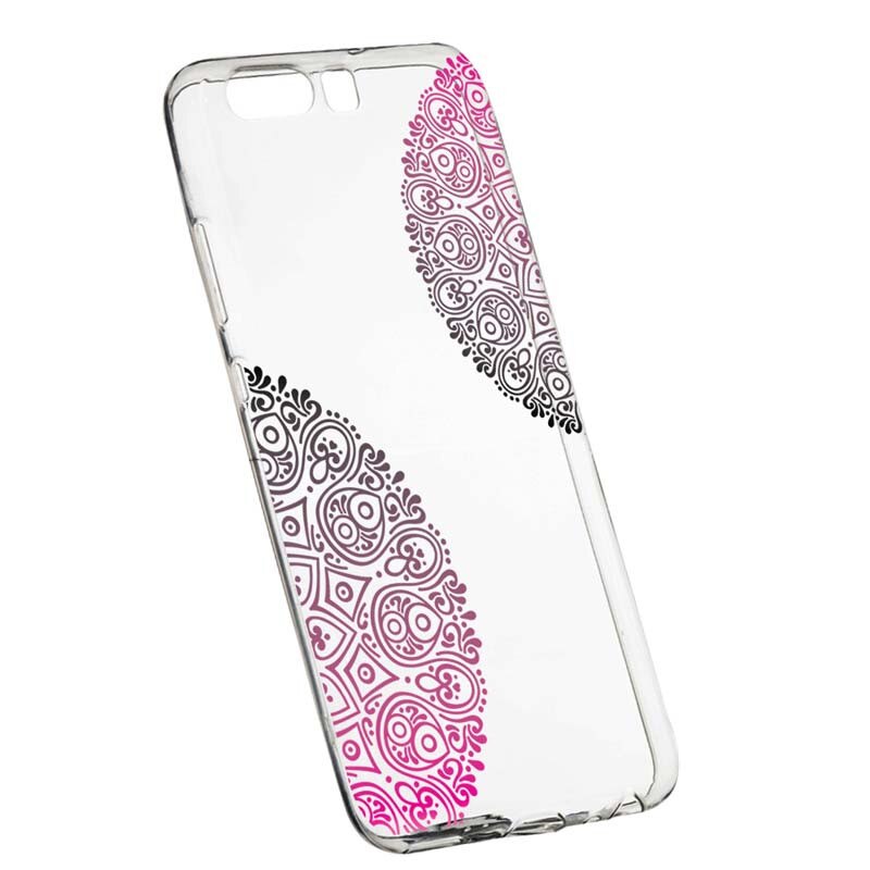 Husa Silicon, Transparent, Slim, Non Figurative 92, Huawei HONOR 9