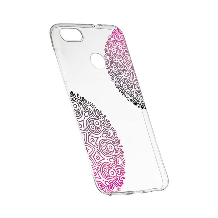 Силиконов калъф, прозрачен, тънък, нефигуративен 92, HTC Desire 12 Plus