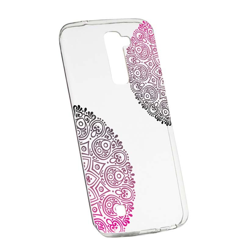 Husa Silicon, Transparent, Slim, Non Figurative 92, LG G7 ThinQ