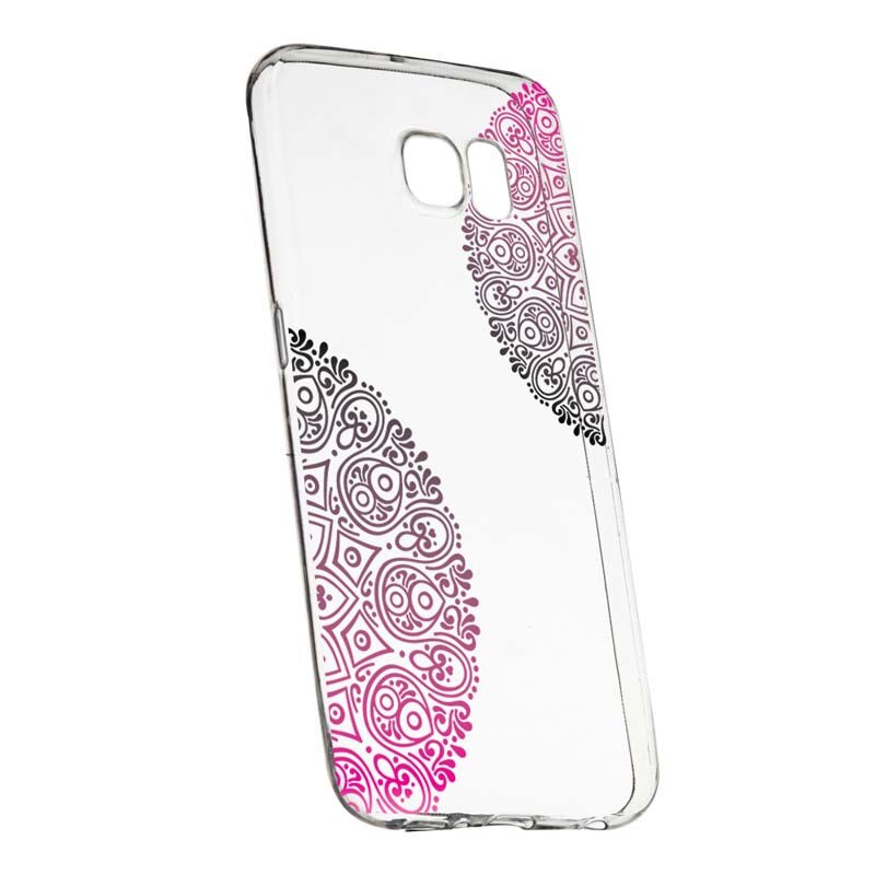 Husa Silicon, Transparent, Slim, Non Figurative 92, Samsung Galaxy S7