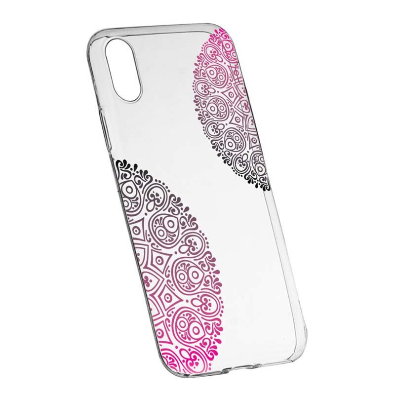 Husa Silicon, Transparent, Slim, Non Figurative 92, HTC Desire 12