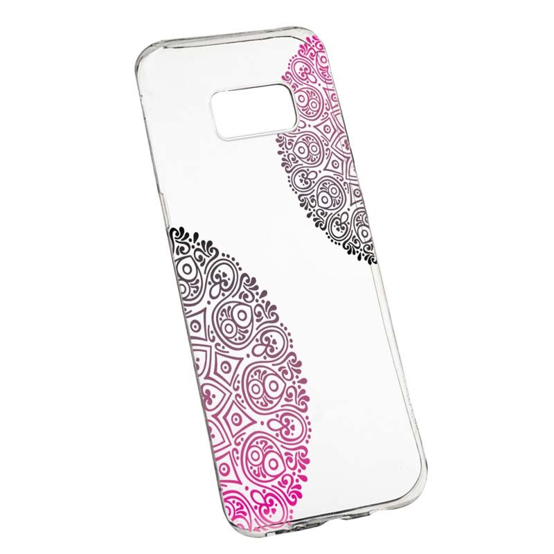 Husa Silicon, Transparent, Slim, Non Figurative 92, Samsung Galaxy S8