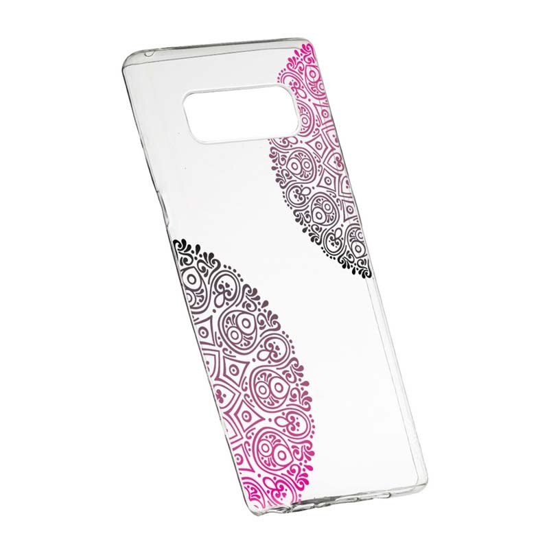 Husa Silicon, Transparent, Slim, Non Figurative 92, Samsung Galaxy Note 8