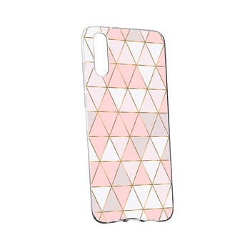 Husa Silicon, Transparent, Slim, Mozaic 94, Huawei P20 Husa Silicon, Transparent, Slim, Mozaic 94, Huawei P20