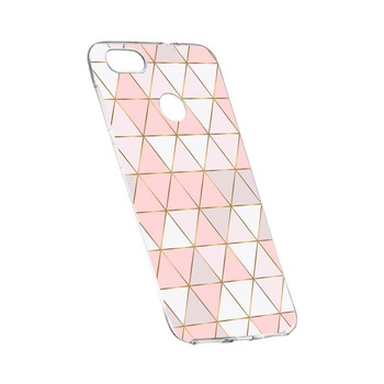Husa Silicon, Transparent, Slim, Mozaic 94, Huawei Y9 2018 Husa Silicon, Transparent, Slim, Mozaic 94, Huawei Y9 2018