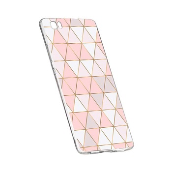 Husa Silicon, Transparent, Slim, Mozaic 94, Sony XZ1 Husa Silicon, Transparent, Slim, Mozaic 94, Sony XZ1