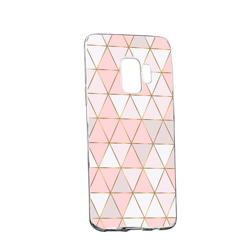 Husa Silicon, Transparent, Slim, Mozaic 94, Samsung Galaxy J4 2018