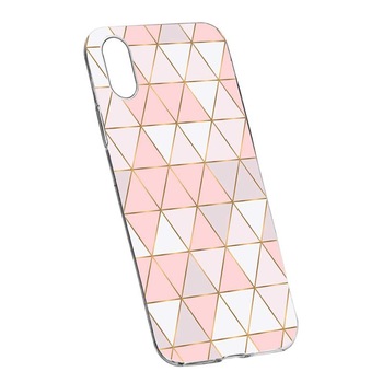 Husa Silicon, Transparent, Slim, Mozaic 94, Sony XA1 Husa Silicon, Transparent, Slim, Mozaic 94, Sony XA1