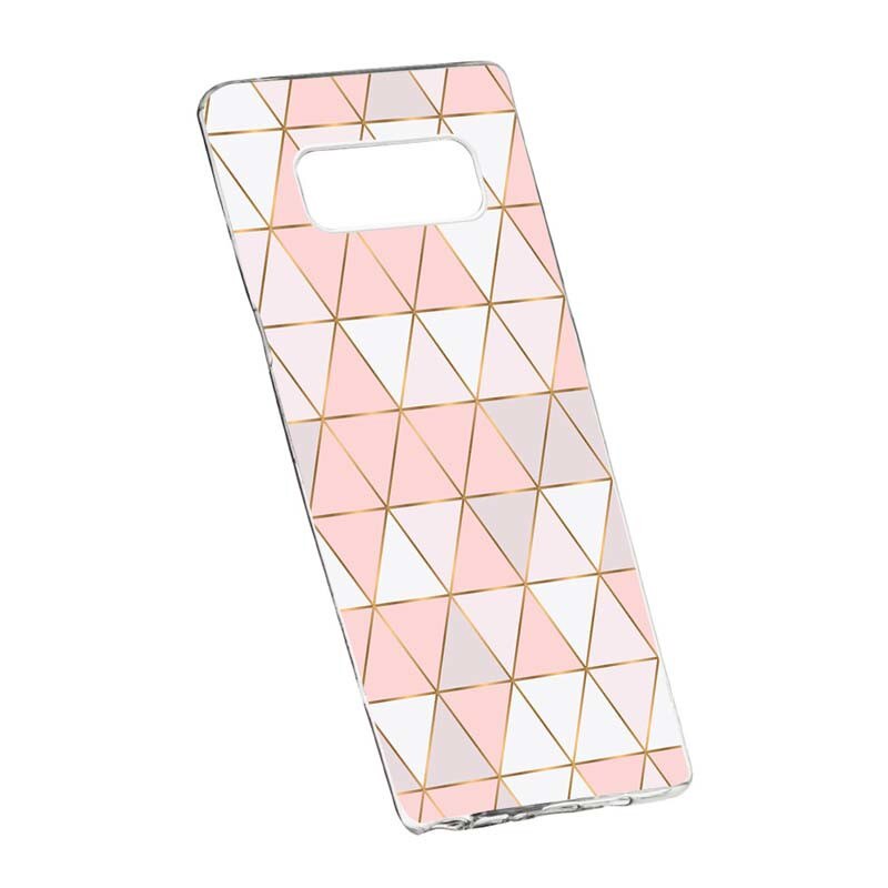 Husa Silicon, Transparent, Slim, Mozaic 94, Samsung Galaxy Note 8