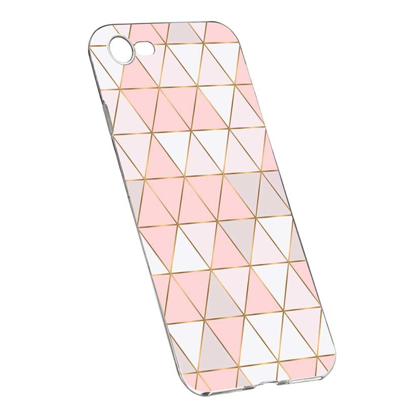 Husa Silicon, Transparent, Slim, Mozaic 94, Apple iPhone 6 / 6S