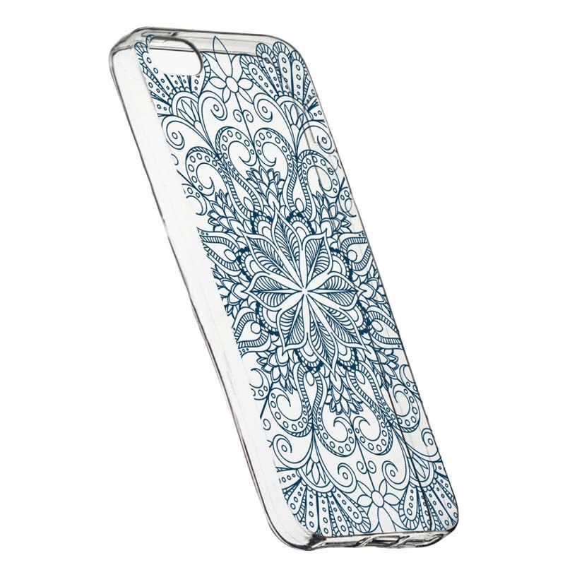 Husa Silicon, Transparent, Slim, Non Figurative 96, Xiaomi Mi5S