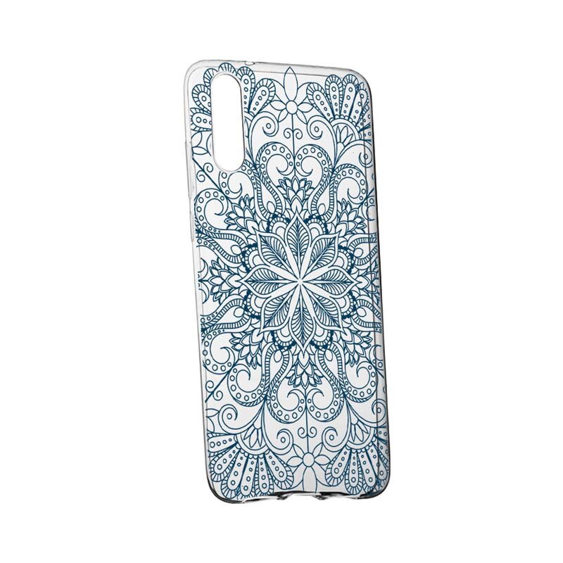 Husa Silicon, Transparent, Slim, Non Figurative 96, Huawei P20