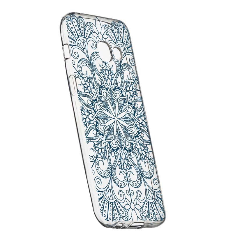 Husa Silicon, Transparent, Slim, Non Figurative 96, Samsung Galaxy A3 2017