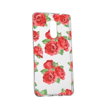 Husa pentru Nokia 3.1 (2018), Rose, 97, Silicon Husa pentru Nokia 3.1 (2018), Rose, 97, Silicon