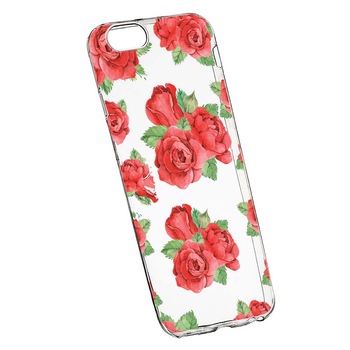 Husa Silicon, Transparent, Slim, Rose 97, Huawei Y5 2018 Husa Silicon, Transparent, Slim, Rose 97, Huawei Y5 2018