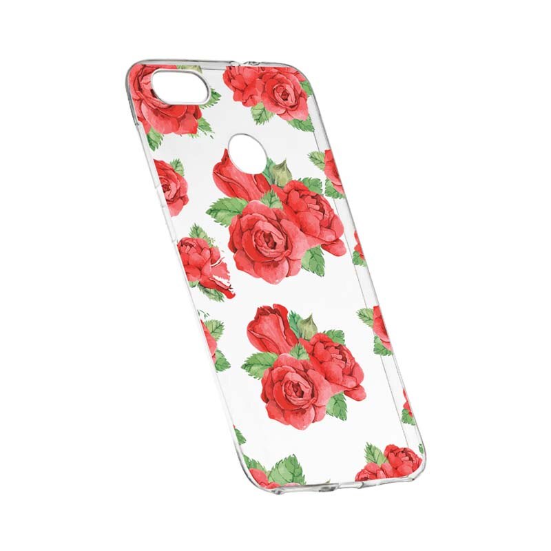 Husa Silicon, Transparent, Slim, Rose 97, HTC Desire 12 Plus