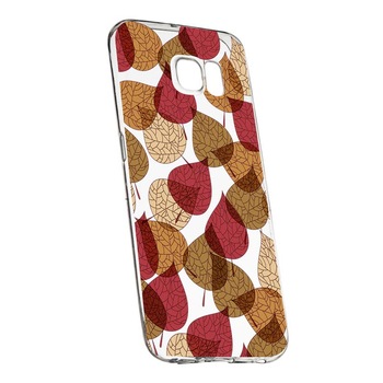 Husa Silicon, Transparent, Slim, Frunze 98, Samsung Galaxy S7 Husa Silicon, Transparent, Slim, Frunze 98, Samsung Galaxy S7