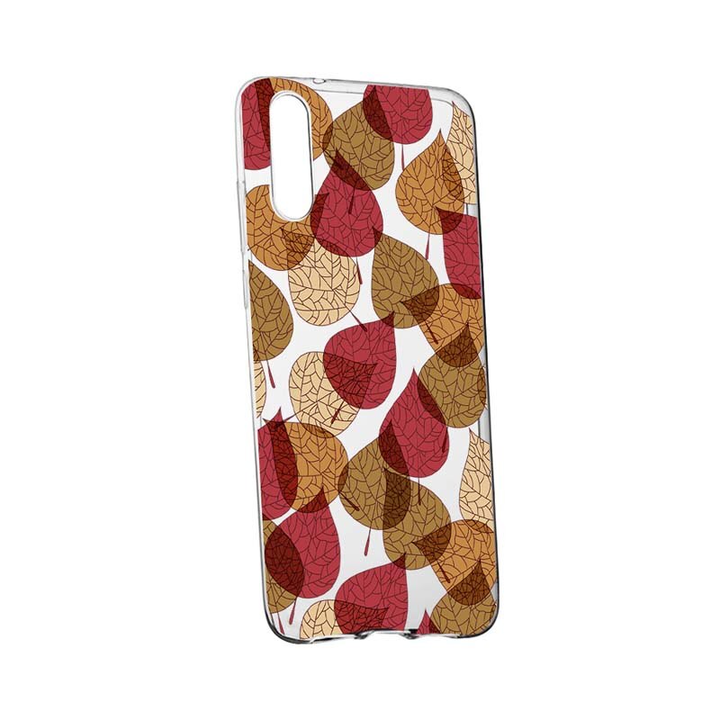 Husa Silicon, Transparent, Slim, Frunze 98, Huawei P20 Plus