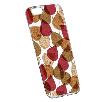 Husa Silicon, Transparent, Slim, Frunze 98, Huawei Y5 2018 Husa Silicon, Transparent, Slim, Frunze 98, Huawei Y5 2018