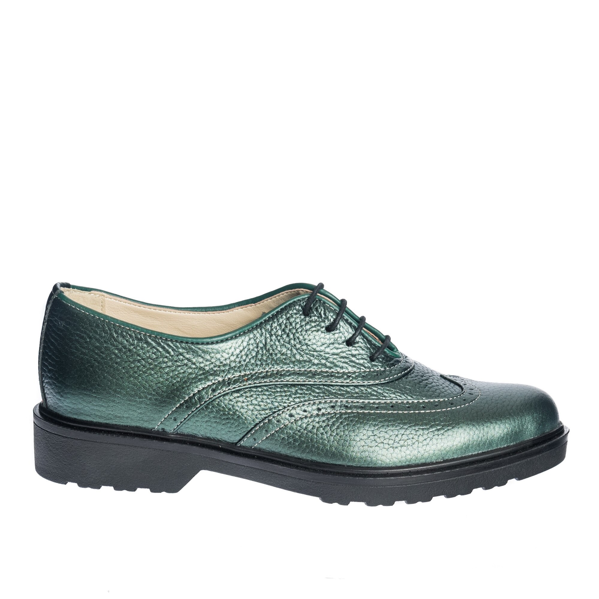 Pantofi dama din piele naturala - Verde - G8 V
