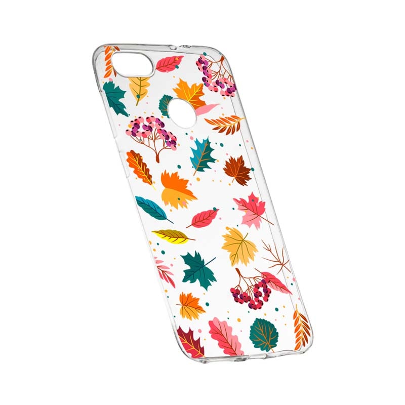 Husa Silicon, Transparent, Slim, Frunze, 99, Huawei Y6 Prime 2018
