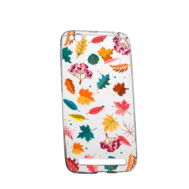 Husa Silicon, Transparent, Slim, Frunze, 99, Xiaomi Redmi 4A