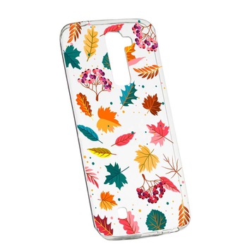 Husa Silicon, Transparent, Slim, Frunze, 99, LG G7 ThinQ Husa Silicon, Transparent, Slim, Frunze, 99, LG G7 ThinQ