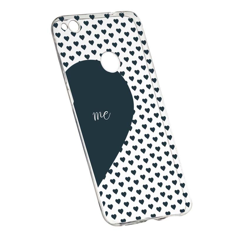 Husa Silicon, Transparent, Slim, Love Me + You, 100, Xiaomi Mi Max