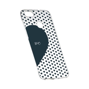 Husa Silicon, Transparent, Slim, Love Me + You, 100, Huawei Y6 Prime 2018 Husa Silicon, Transparent, Slim, Love Me + You, 100, Huawei Y6 Prime 2018