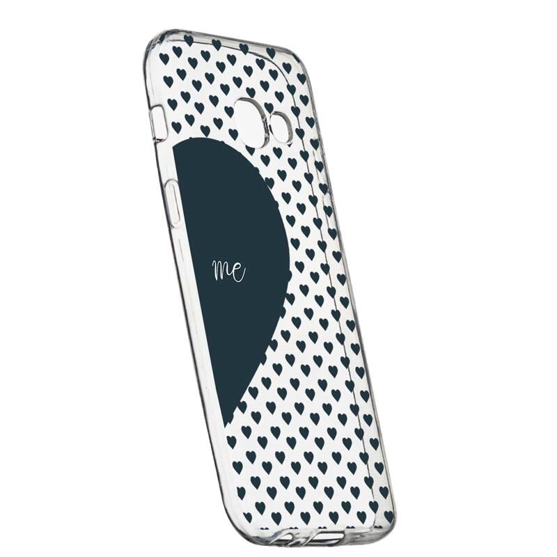 Husa Silicon, Transparent, Slim, Love Me + You, 100, Samsung Galaxy Xcover 4