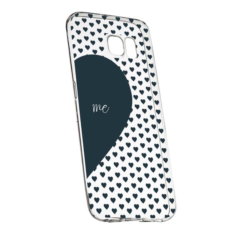 Husa Silicon, Transparent, Slim, Love Me + You, 100, HTC U Ultra