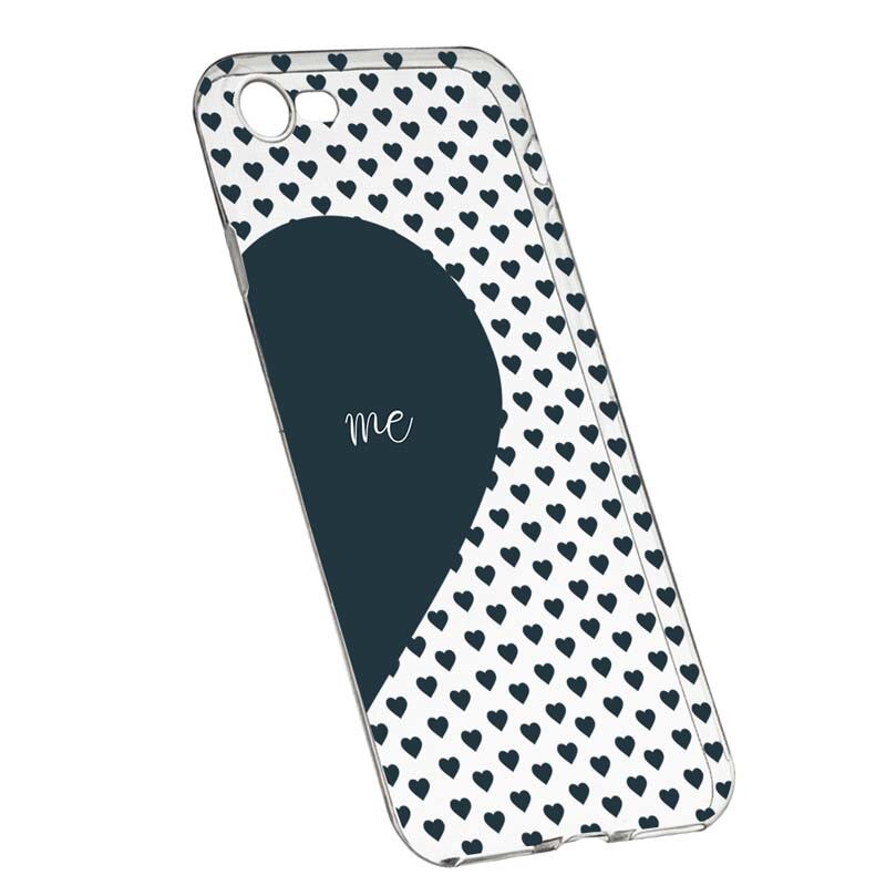 Husa Silicon, Transparent, Slim, Love Me + You, 100, Xiaomi Redmi Note 5A