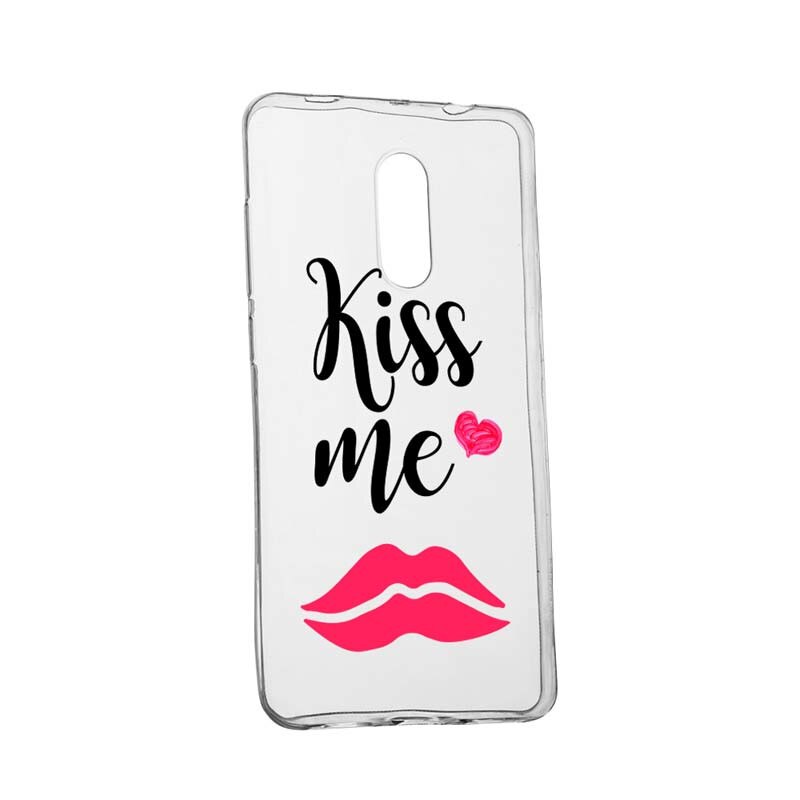 Husa Silicon, Transparent, Slim, Kiss Me, 103, Huawei Honor 6A