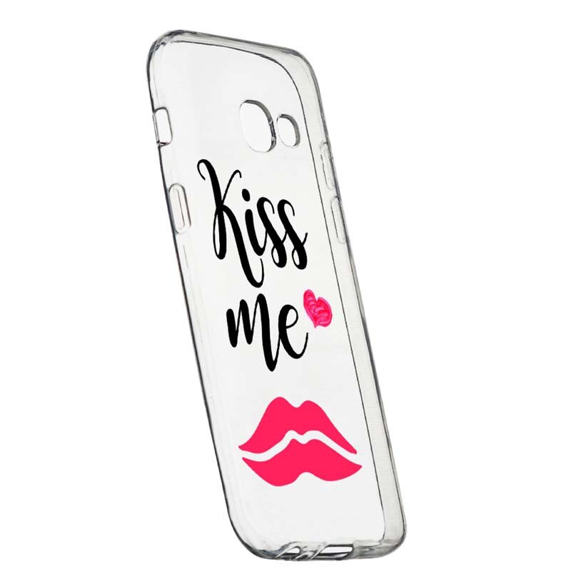 Husa Silicon, Transparent, Slim, Kiss Me, 103, Samsung Galaxy Xcover 4