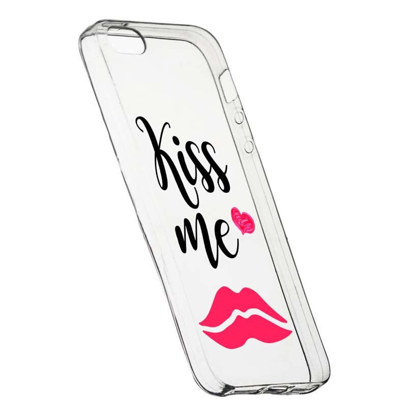 Husa Silicon, Transparent, Slim, Kiss Me, 103, Xiaomi Mi5S