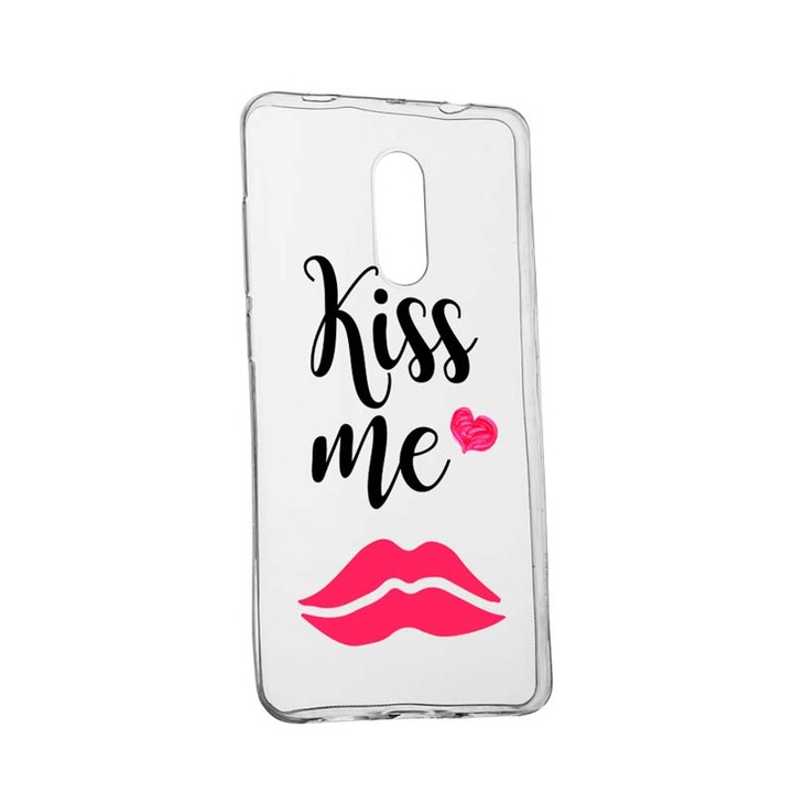 Силиконов калъф, прозрачен, тънък, Kiss Me, 103, Huawei Mate 10 Lite
