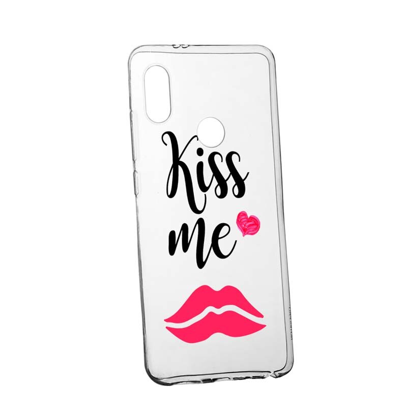 Husa Silicon, Transparent, Slim, Kiss Me, 103, Xiaomi Mi8