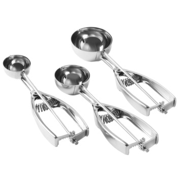 Lingura dozatoare inghetata Kitchen Line, Hendi, otel inoxidabil 18/8, 1/30 l, cupa 50 mm Lingura dozatoare inghetata Kitchen Line, Hendi, otel inoxidabil 18/8, 1/30 l, cupa 50 mm