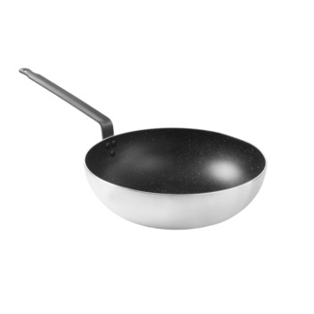 Tigaie wok, Hendi, aluminiu, strat anti-aderent Marble Profesional nano-ceramic Tigaie wok, Hendi, aluminiu, strat anti-aderent Marble Profesional nano-ceramic
