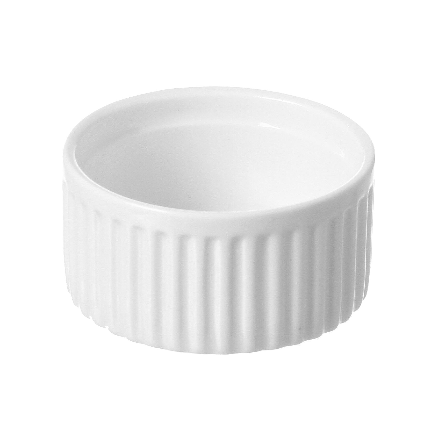 Vas ramekin Hendi, portelan rezistent pana la 600°C, 70x35 mm