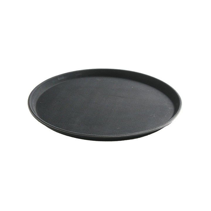 Tava servire rotunda, Hendi, polipropilena cu suprafata cauciuc anti-alunecare