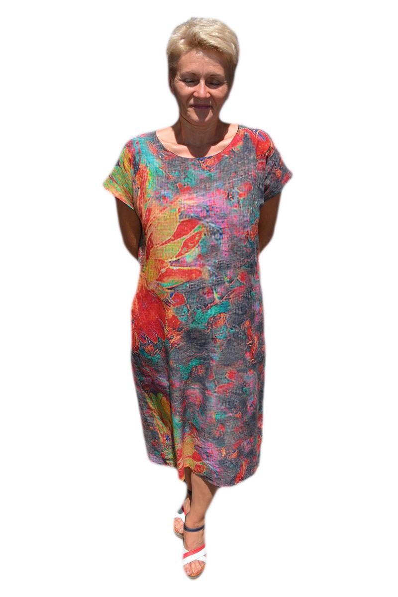 Rochie chic de primavara-vara , D&J Exclusive, Gri