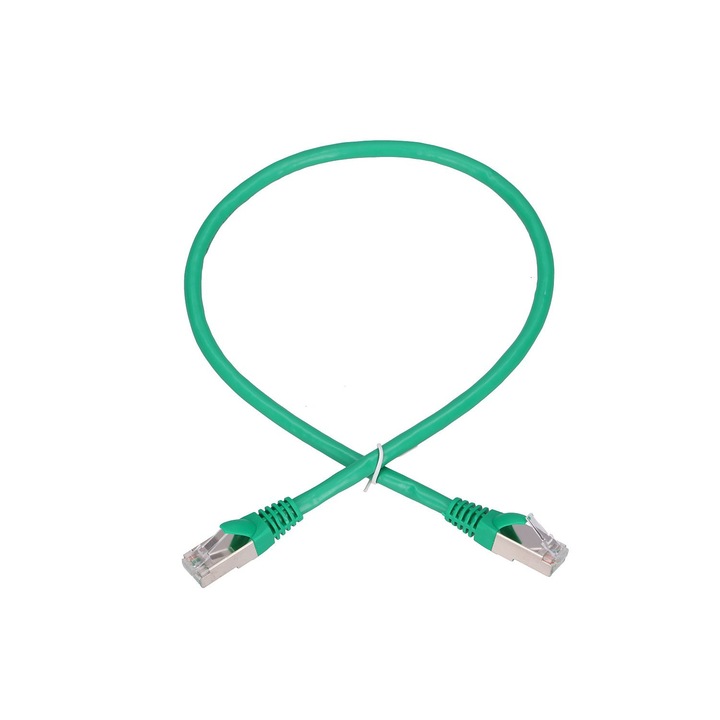 Extralink EX.7706 hálózati kábel Zöld 0,5 M Cat6 F/UTP (FTP) (EX.7706)