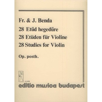 Benda, Frantisek (Franz): 28 Studies Op. post. Benda, Frantisek (Franz): 28 Studies Op. post.
