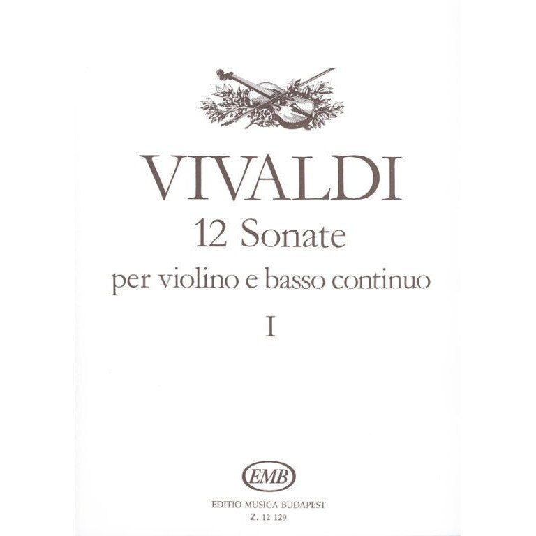 Vivaldi, Antonio: 12 sonate per violino e basso continuo 1