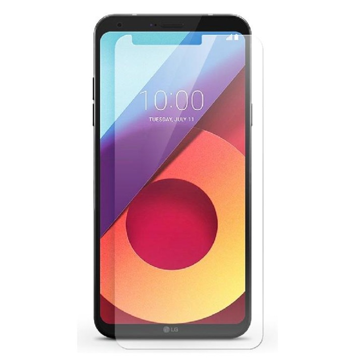 Стъклен протектор за дисплей MBX закалено стъкло - LG Q6, Прозрачен
